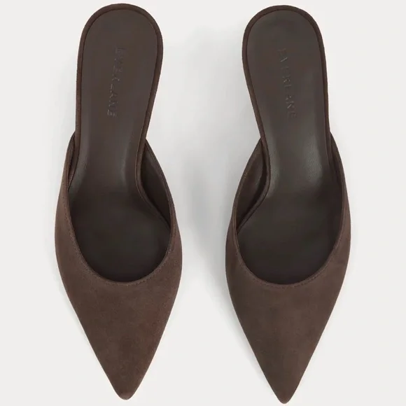 EVERLANE Studio Kitten Heel – Dark Choclolate - Picture 2 of 2